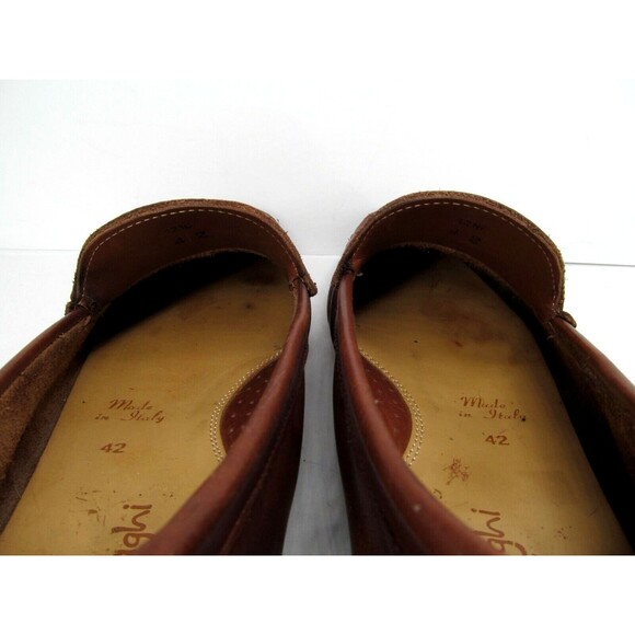 Dino Draghi  Brown Moc Toe Driving Loafers Size US 9 EUR 42 main image 5